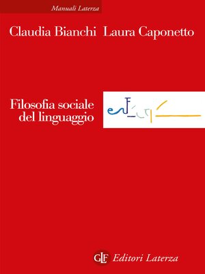 cover image of Filosofia sociale del linguaggio